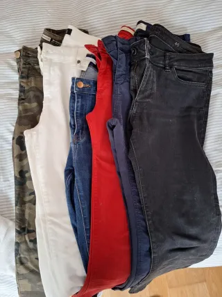 Lote 6 Pantalones Talla 38-40