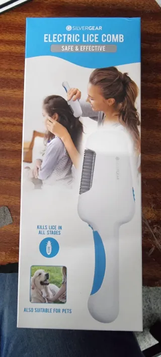 Peine Eléctrico Silvergear para Piojos