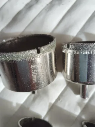 15 Brocas Diamante para Vidrio y Cerámica