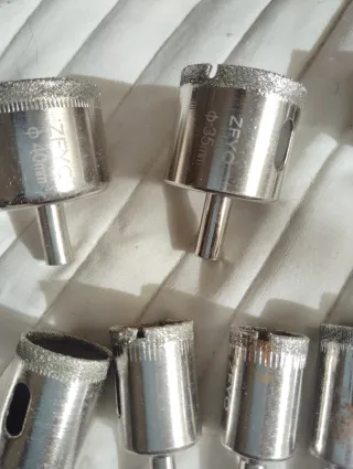 15 Brocas Diamante para Vidrio y Cerámica