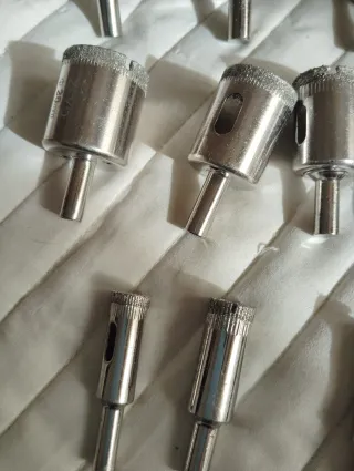 15 Brocas Diamante para Vidrio y Cerámica