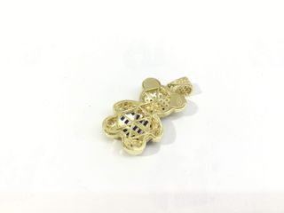 colgante oro 18k con circonita