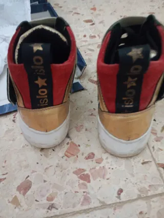 Sneakers Islo Tg 36 Nero Oro