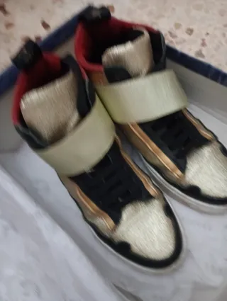 Sneakers Islo Tg 36 Nero Oro