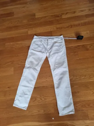 Pantalón Replay Blanco Talla 30