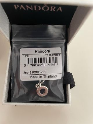 Charm Pandora Estetoscopio Plata