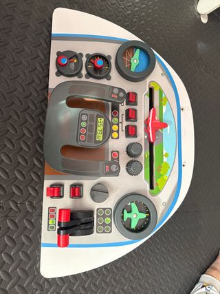 Simulador avion de madera juguete