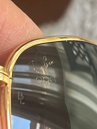 Gafas Ray-Ban Olimpiadas Vintage Doradas