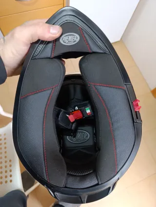 Casco Premier Talla S (55-56) Negro/Amarillo fluor