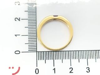 anillo oro 18k con piedra