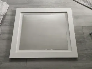 Espejo de madera blanco para dormitorio o salón