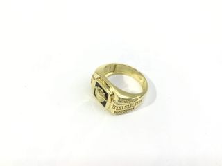 sello oro 18k con circonita