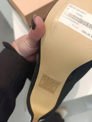 Botines Twinset Negros Talla 40