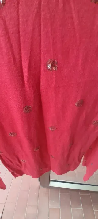 Maglia lupetto con paillettes