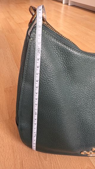 Bolso Coach Verde Oscuro Piel