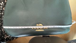 Bolso Coach Verde Oscuro Piel