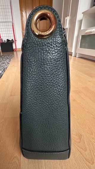 Bolso Coach Verde Oscuro Piel