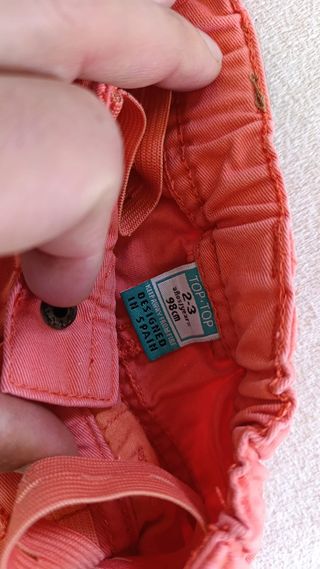 Pantalón Top Top Salmon Talla 2