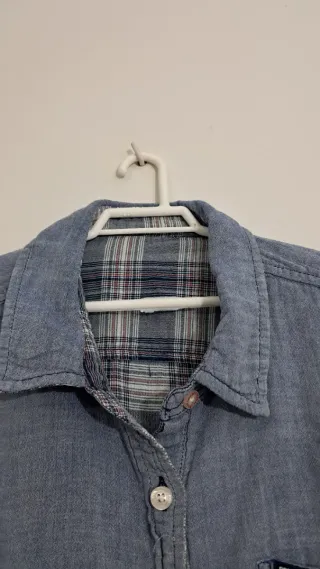 Camisa Pepe Jeans reversible vaquera | de cuadros