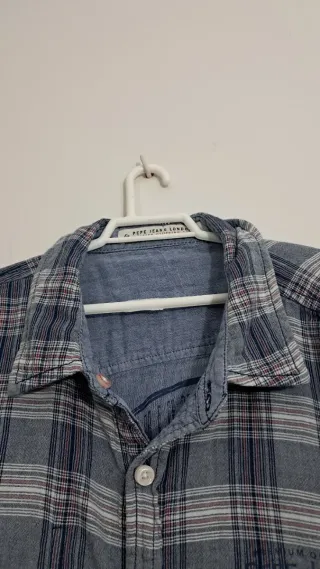 Camisa Pepe Jeans reversible vaquera | de cuadros