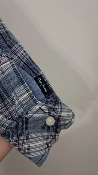 Camisa Pepe Jeans reversible vaquera | de cuadros