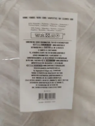 Camisa de cuadros caballero XL