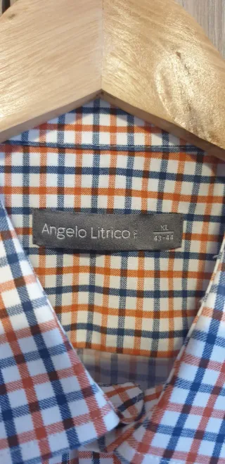 Camisa de cuadros hombre