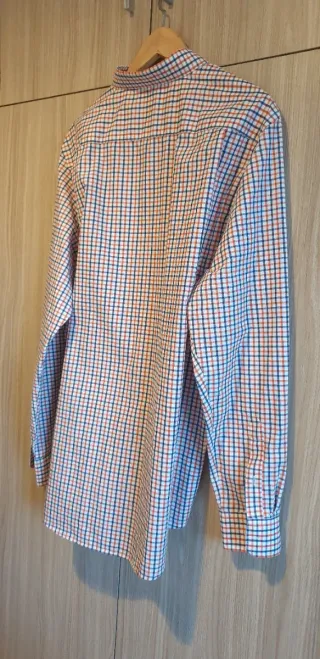 Camisa de cuadros hombre