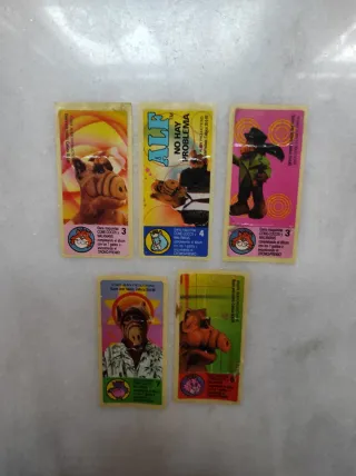 Cromos Alf chicle