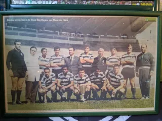 Quadro Sporting 1964 Taça das Taças