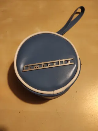 Bolso lambretta de mano redondo vintage