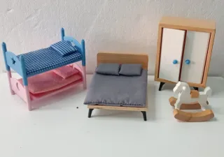 Muebles de juguete miniatura