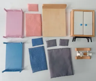 Muebles de juguete miniatura