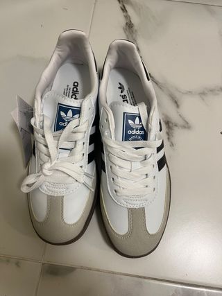 Adidas Samba Beige y Blanco