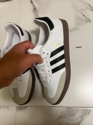 Adidas Samba Beige y Blanco