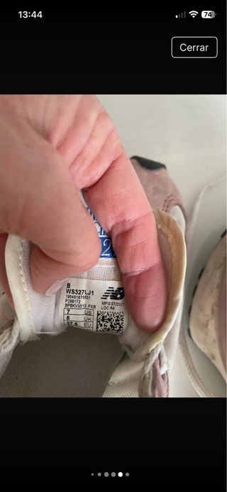 Deportivas New Balance rosas y blancas