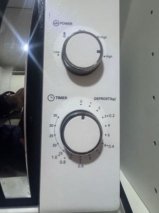 Microondas OK. Blanco