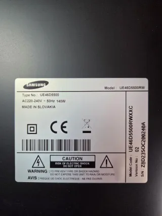 Televisor Samsung 46 para reparar
