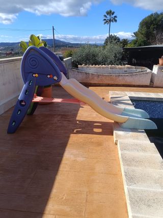 Tobogán infantil plástico piscina