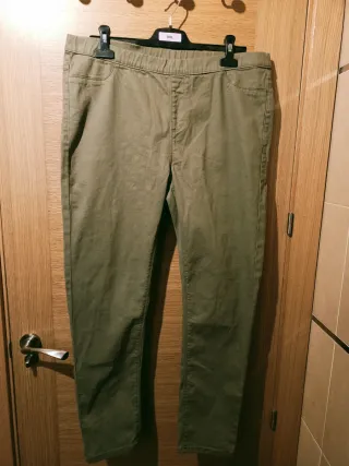 Pantalón largo verde caqui Talla XXL