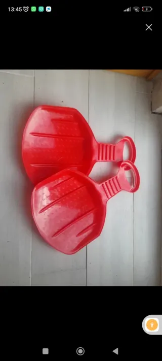 2 Palas para Nieve Rojas