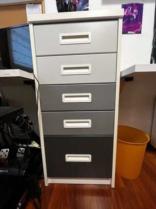 Dormitorio infantil literas 3 camas y complementos