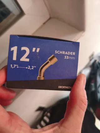 Cámara de aire 12 para bicicleta