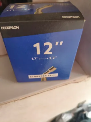 Cámara de aire 12 para bicicleta