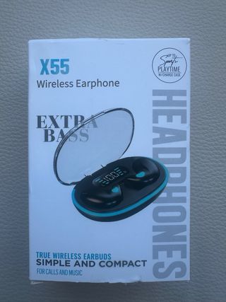 Auriculares Bluetooth X55 Negros