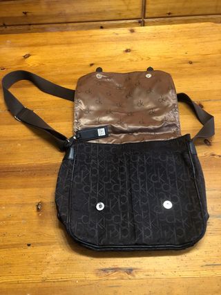 Borsa a tracolla Calvin Klein marrone