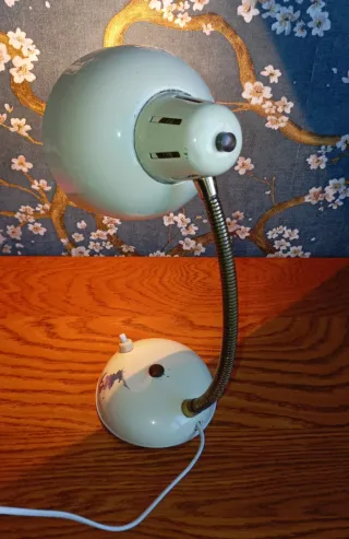 Lámpara de escritorio vintage metal