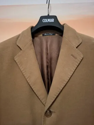 Cappotto classico uomo cammello