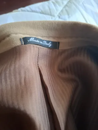 Cappotto classico uomo cammello