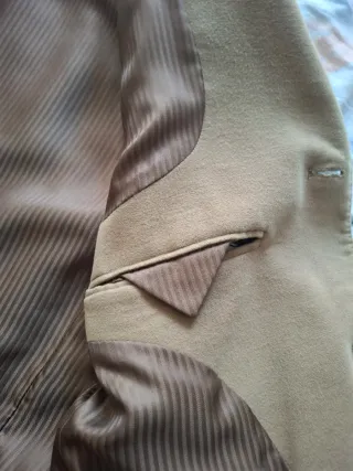 Cappotto classico uomo cammello